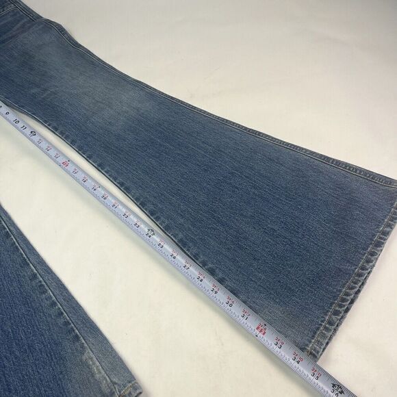 Citizens of Humanity Jeans Sz 26 Sally Flare Lace Up Fly Boho Cowgirl Festival - Picture 7 of 16